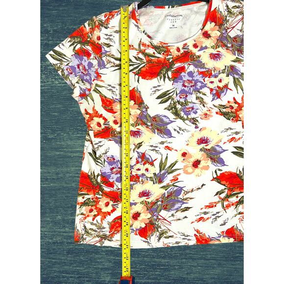 Flowers and Roses Croft & Barrow Shirt - Picture 8 of 11